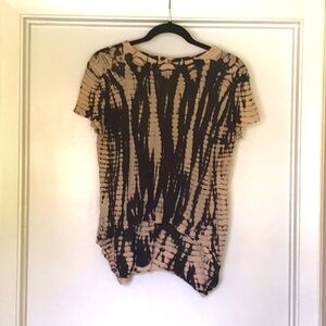 Gypsy tie dye high low tee